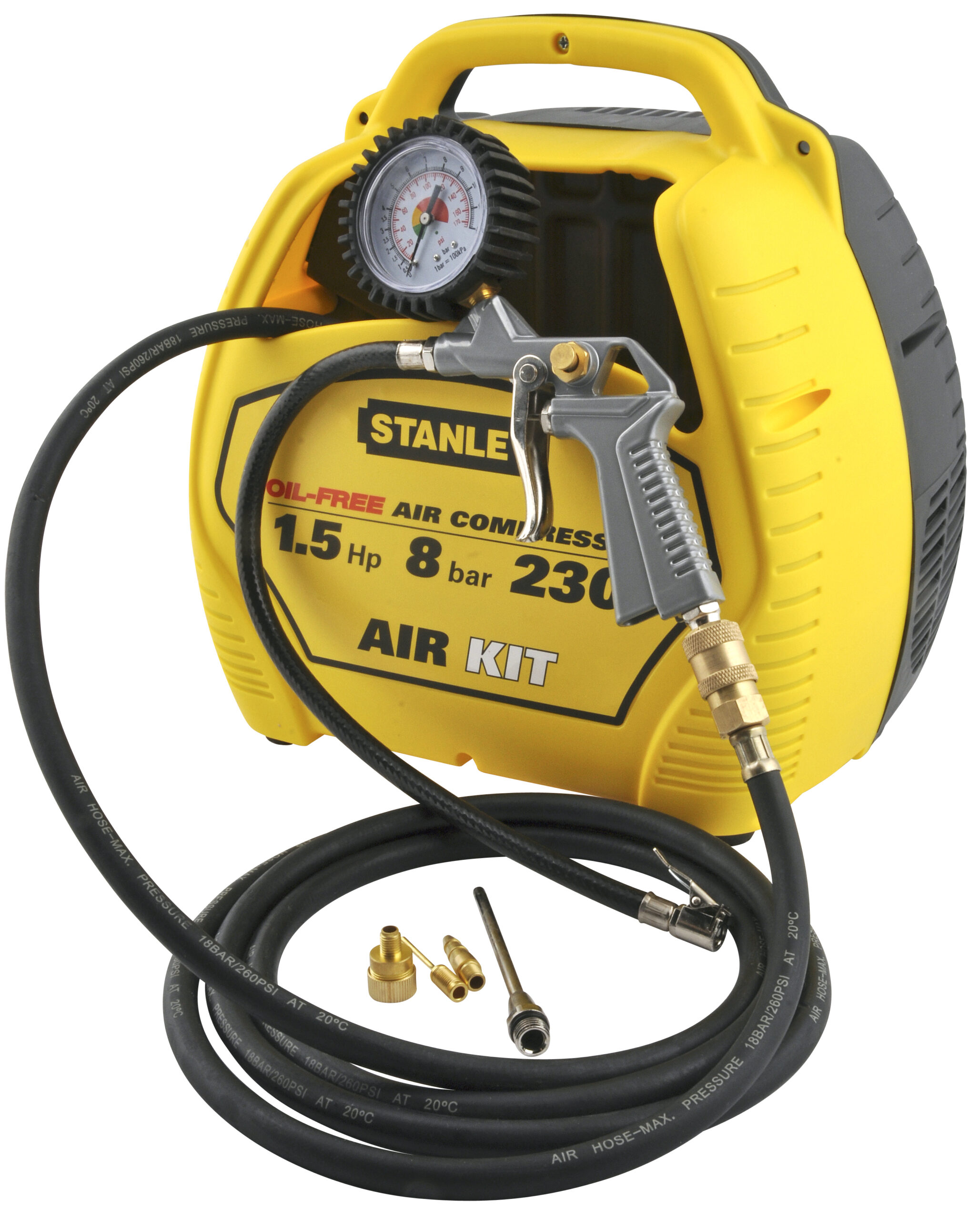 Kompressor Stanley AIR KIT, õlivaba 1100W Handymann