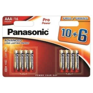 Patarei Panasonic Pro Power AAA 10+6tk