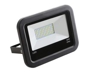 LED prožektor Tesatek 30W õhuke, must