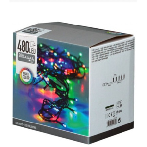 Valguskett 480 LED 5mm värviline