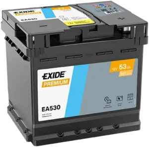 Aku Exide Premium 53Ah 540A 207x175x190mm -+
