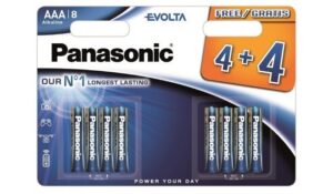 Patarei Panasonic Evolta LR03/AAA 4+4tk