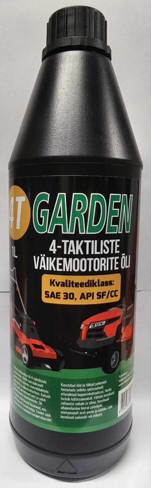 Mootoriõli 4T Garden SAE30 1L