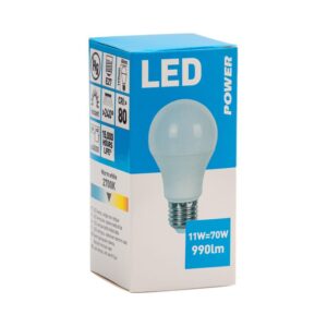 LED lamp Power 11W, E27- 990lm