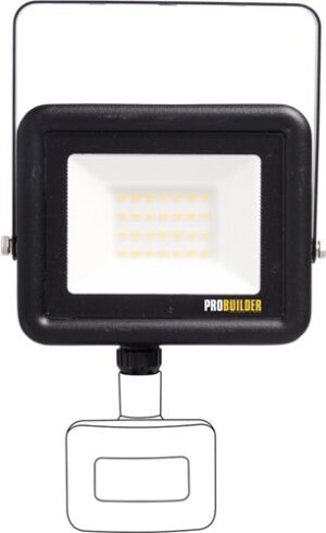 LED prožektor Probuilder 20W liikumisanduriga