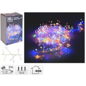 Valguskett 240 LED värviline