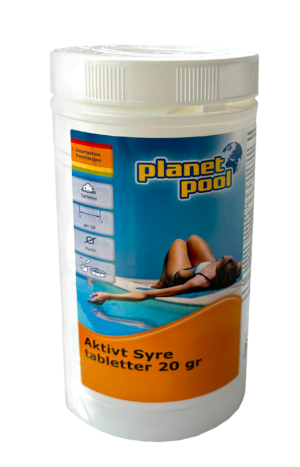 Kloorivabad aktiivhapniku 20g tabletid Planet Pool 1kg