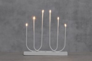 Advendiküünal Finnlumor 6 LED valge voolutoitega