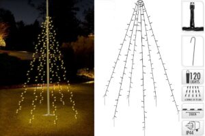 Valguskett 6×20 LED lipumastile