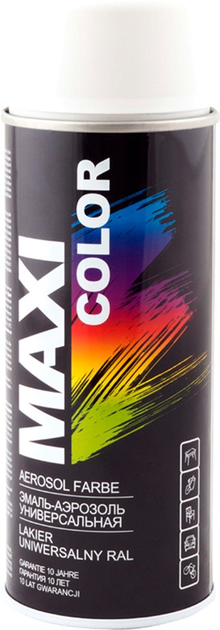 Aerosoolvärv Maxi Color 400ml RAL9010 valge