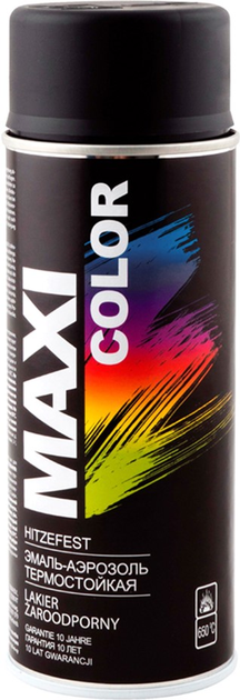 Aerosoolvärv Maxi Color 400ml kuumuskindel must