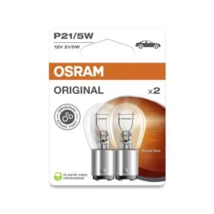 Autolamp Osram 2tk 12V P21/5W BAY15D