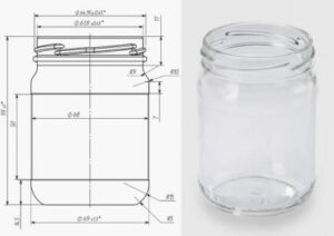 Purk 250ml (sobiv kaas 66mm)