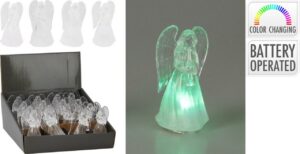 Akrüülkujud 1 LED ingel erinevad värvid