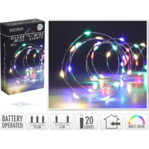 Valgusjuhe 20 LED värviline