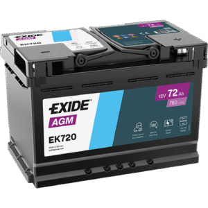 Aku Exide AGM 72Ah 760A 278x175x190mm -+