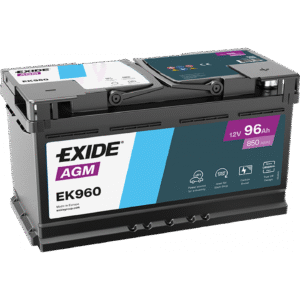 Aku Exide AGM 96Ah 850A 353x175x190mm -+
