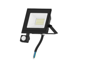 LED prožektor Tesatek liikumisanduriga 20W, must