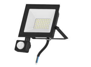 LED prožektor Tesatek liikumisanduriga 30W, must