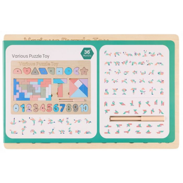 Puzzle 5in1 puidust - Image 2