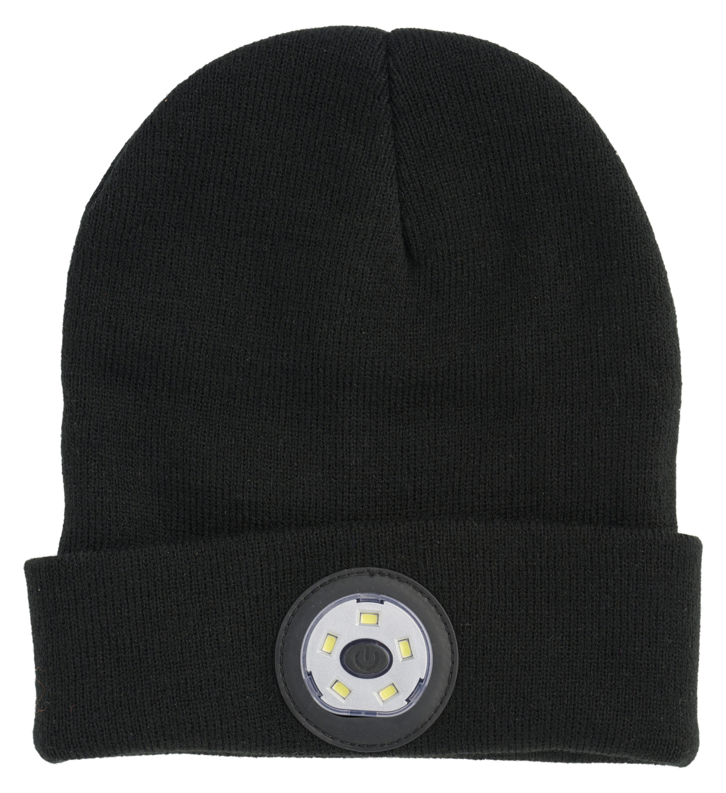 Müts LED pealambiga must