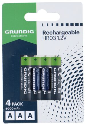 Akupatarei Grundig AAA 1000mAh 4tk
