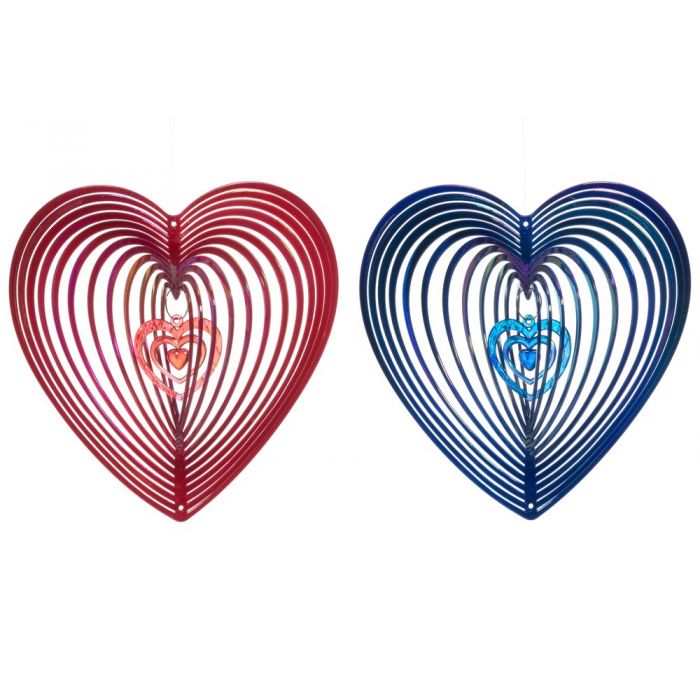 Linnupeletaja Heart erinevad värvid 20x6x20cm