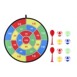 Täpsusviske mäng I-Play Ø72cm pallide ja nooltega velcro 11 osa