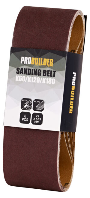 Lihvlint Probuilder 75x533mm K60/120/180, 6 osa