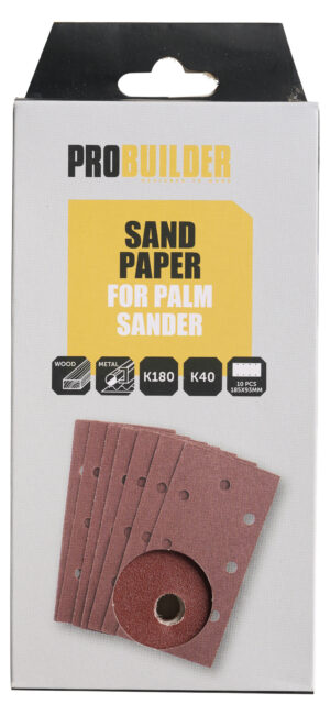 Taldlihvija lihvpaberid Probuilder K40/180, 10 osa