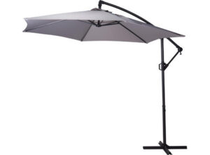 Päikesevari Ø2,9m külgpostiga hall