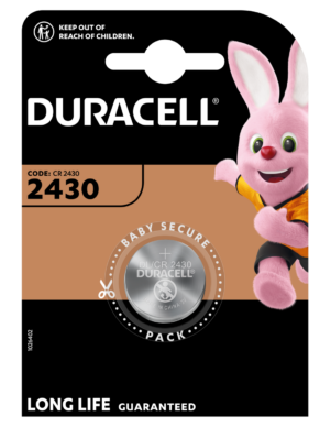 Patarei Duracell DL 2430 3V liitium 1tk/pk