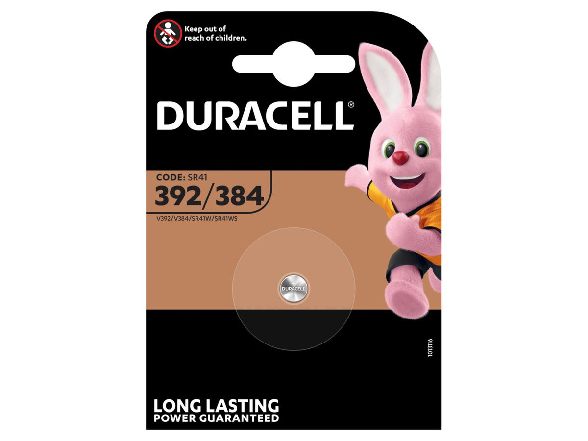 Patarei Duracell 392/384 1.5V 1tk/pk