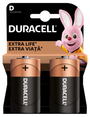 Patarei Duracell D/MN1300 2tk/pk