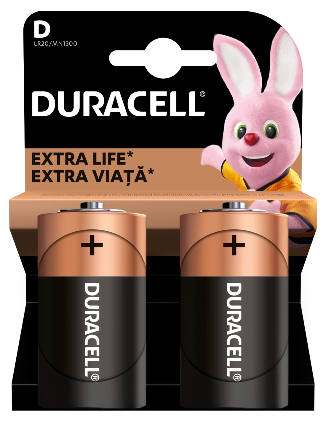 Patarei Duracell D/MN1300 2tk/pk