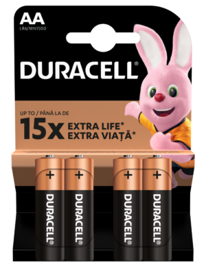 Patarei Duracell AA/MN1500 4tk/pk