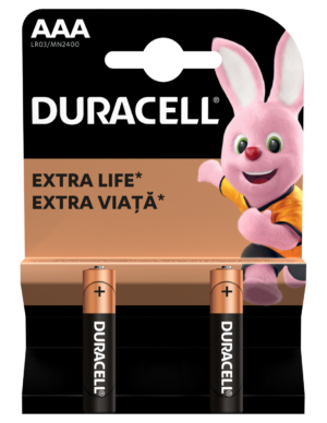 Patarei Duracell AAA/MN2400 2tk/pk