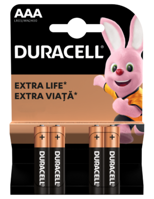 Patarei Duracell AAA/MN2400 4tk/pk