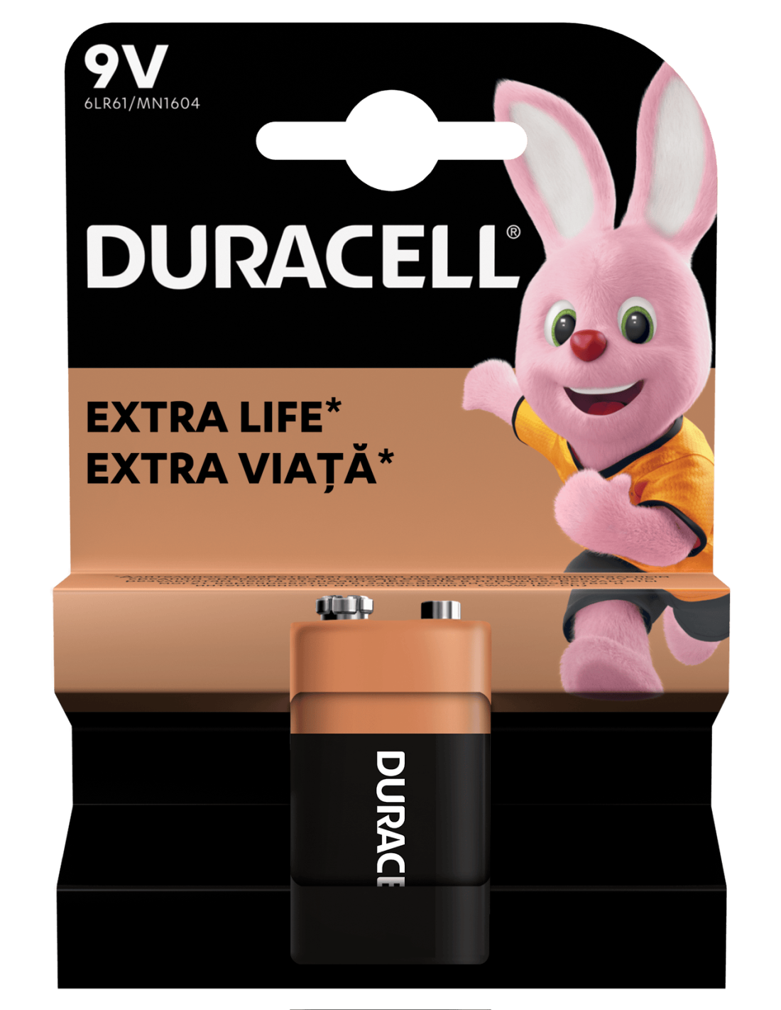 Patarei Duracell 9V/MN1604 1tk/pk