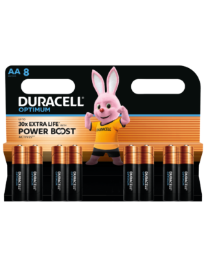 Patarei Duracell Optimum AA 8tk/pk