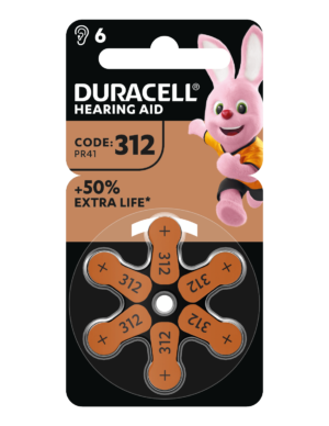 Patarei Duracell kuuldeaparaadile 312 6tk/pk